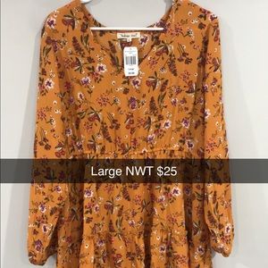Knee length floral dress